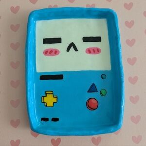 Handmade Bmo Gameboy Clay Trinket Dish